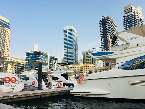 Jachten haven Dubai