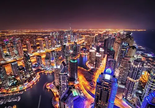 Dubai haven skyline