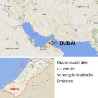 Waar Ligt Dubai kaart